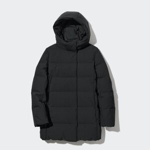 Uniqlo Women's Seamless Down Short Black Puffer Coat Nanodesign 750 Down XS